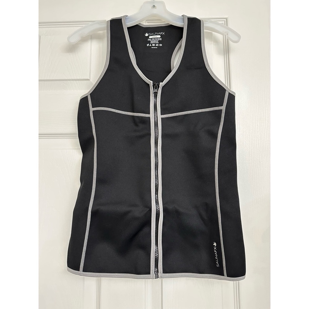 SaunaFX Women's Slimming Neoprene Sauna Vest with Microban - NWOT